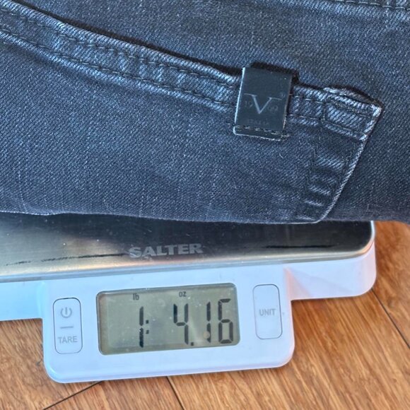 Versace V19-69 Abbigliamento Sportivo SRL Milano Italia Mens Black Jeans 28-30 - Picture 10 of 11